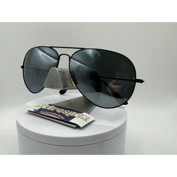 Vintage Refurbished Eyeglasses Big Aviator Ray Ban 3026 Polarized Mirror Lenses - Picture 6 of 8